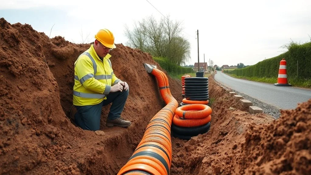 Electric Ducting Installation in Hempstead | Power Supply Cable Ducting