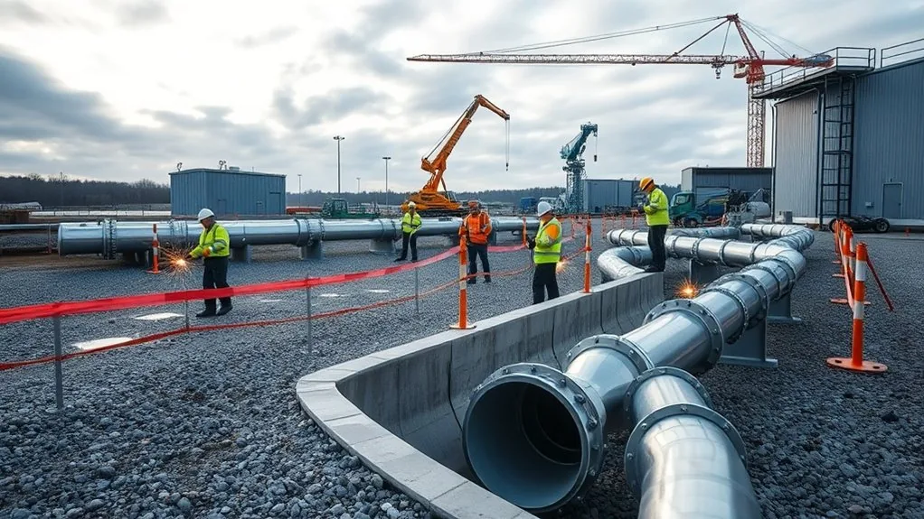 Gas & Oil Pipe Ducting & Installation in Hempstead
